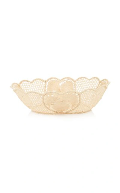 Moda Domus Set-of-3 Nesting Raffia Bowls In Neutral
