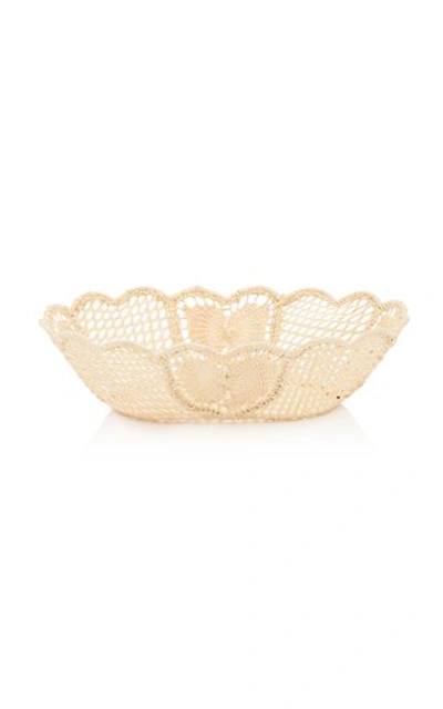 Moda Domus Set-of-3 Nesting Raffia Bowls In Neutral