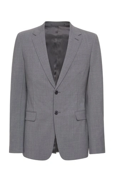 Shop Prada Wool Suit In Grey