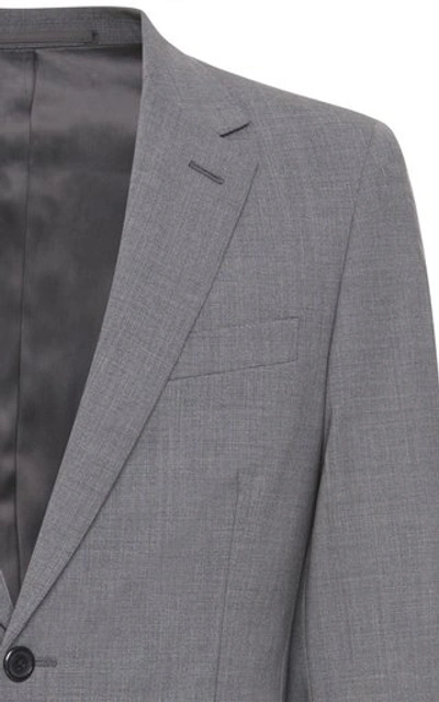 Shop Prada Wool Suit In Grey