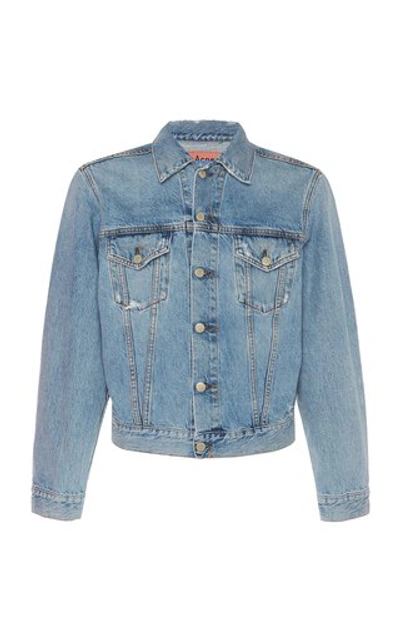 Shop Acne Studios 1998 Denim Jacket In Blue