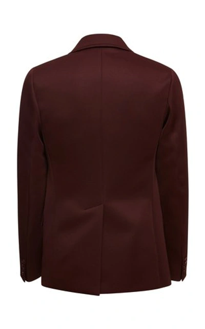 Prada Technical Jersey Jacket In Red