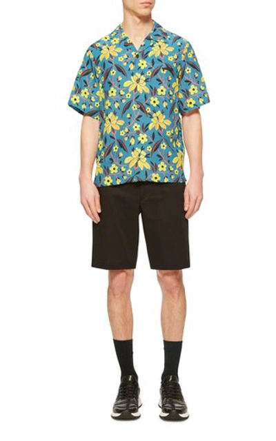 Shop Prada Floral-print Hawaiian Shirt
