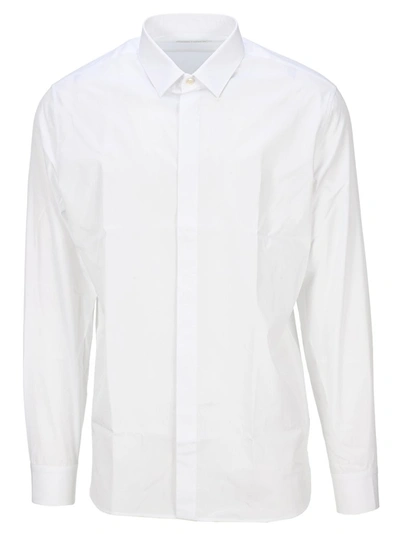 Shop Saint Laurent Buttoned Long In White