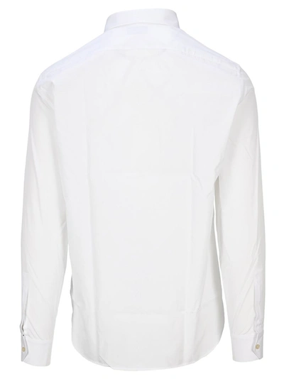 Shop Saint Laurent Buttoned Long In White