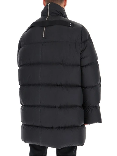 Shop Rick Owens Oversized Puffer Coat In Black
