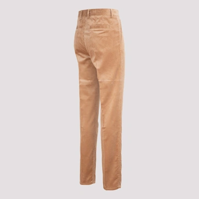 Shop Brunello Cucinelli Corduroy Pants In Beige