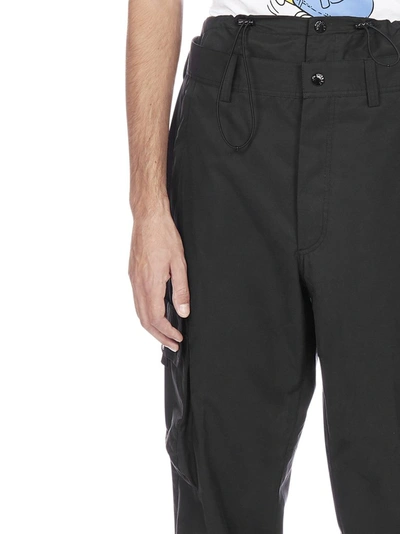 Shop Moncler Genius Moncler X Jw Anderson Cargo Trousers In Black