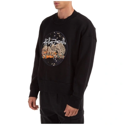 Shop Palm Angels Desert Skull Sweatshirt In Black