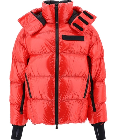 Shop Moncler Grenoble Verrand Down Jacket In Red