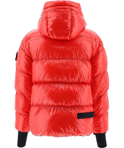 Shop Moncler Grenoble Verrand Down Jacket In Red