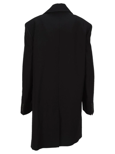 Shop Y/project Twisted Coat In Black