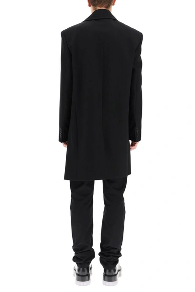 Shop Y/project Twisted Coat In Black