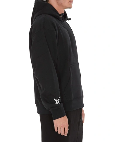 Shop Kenzo Sport Triple X Hoodie In Black