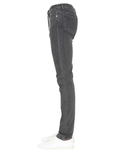 Shop Apc A.p.c. Straight Leg Jeans In Grey