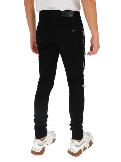 Shop Amiri Bandana Mx2 Jeans In Black