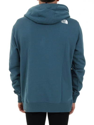 Shop The North Face Blackbox Logo Hoodie In Blue