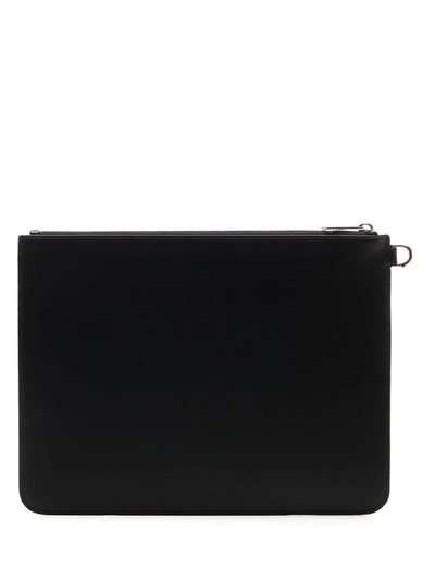 Shop Givenchy Colour Block Clutch Bag In Black