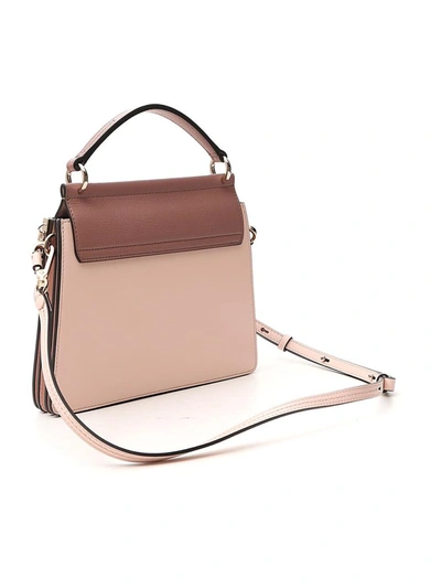 Shop Chloé Faye Small Shoulder Bag In Pink