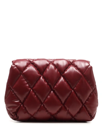 Shop Balenciaga Touch Large Quilted Clutch Bag In Red