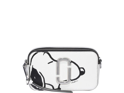 Shop Marc Jacobs X Peanuts The Snapshot Bag In White