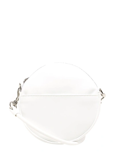 Shop Mm6 Maison Margiela Round Shoulder Bag In White