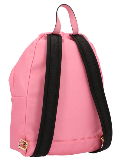 Shop Moschino Teddy Bear Cake Backpack In Pink