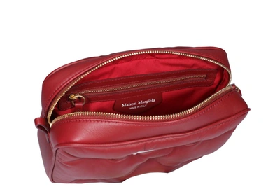Shop Maison Margiela Glam Slam Small Box Shoulder Bag In Red