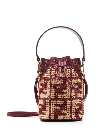 Shop Fendi Mon Tresor Mini Bucket Bag In Multi