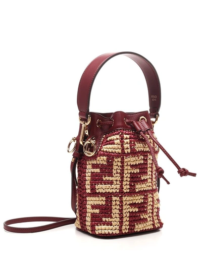 Shop Fendi Mon Tresor Mini Bucket Bag In Multi