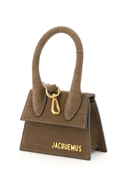 Shop Jacquemus Le Chiquito Mini Handbag In Brown