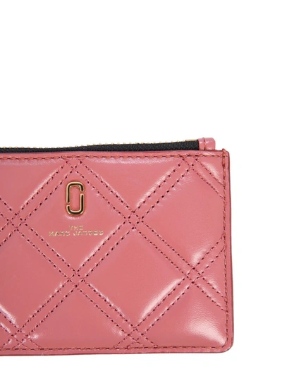 Marc Jacobs Softshot Pink Leather Wallet | ModeSens