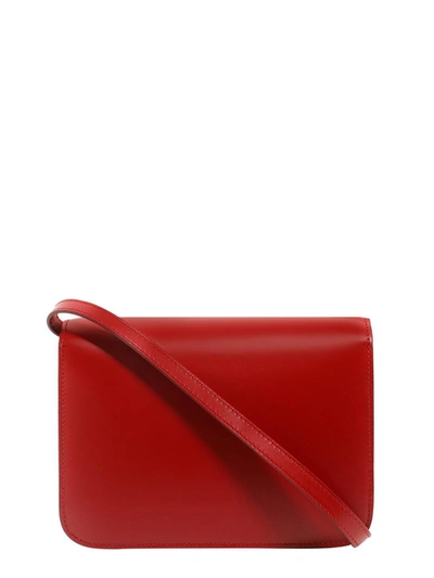 Shop Burberry Tb Shoulder Bag In Red