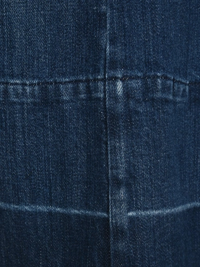 Shop Stella Mccartney Cropped Culotte Jeans In Blue