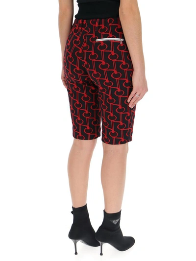 Shop Prada Jacquard Bermuda Shorts In Multi