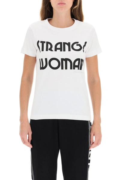 Shop Stella Mccartney Strange Woman Print T In White