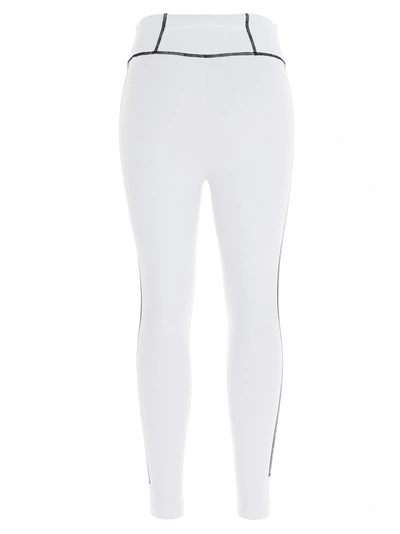 Shop Fendi Ff Motif Band Tights In White