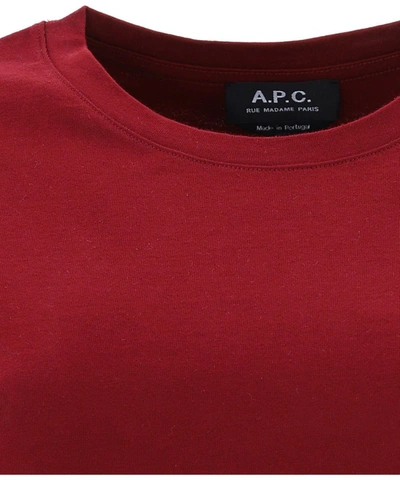Shop Apc A.p.c. Denise T In Red