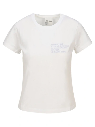 Shop Helmut Lang Logo Baby T In White