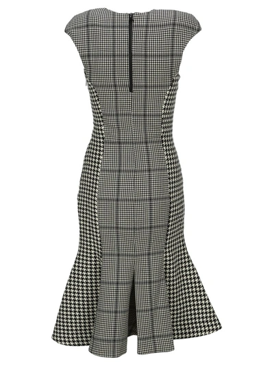 Shop Marine Serre Houndstooth Pattern Dress In Multi