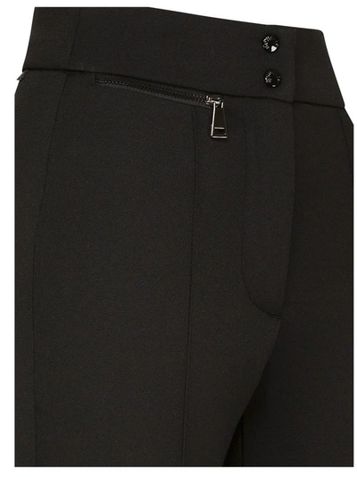 Shop Moncler Zipped Pockets Trousers In Black