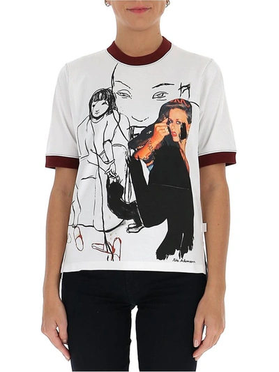 Shop Chloé Rita Ackermann Art Printed T In White