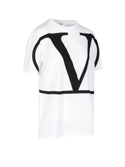 Shop Valentino Vlogo T In White