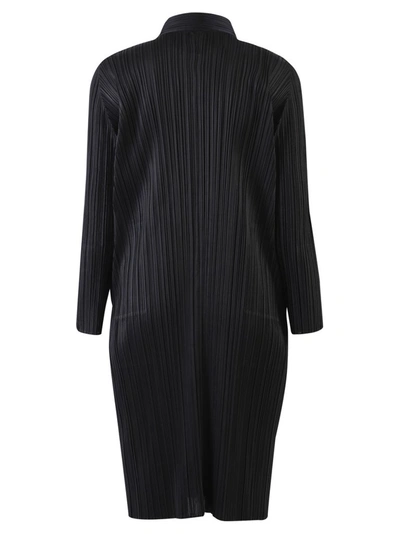 Shop Issey Miyake Pleats Please By  Pleated Dress In Black