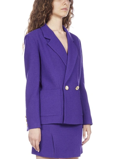 Shop Alessandra Rich Double In Purple
