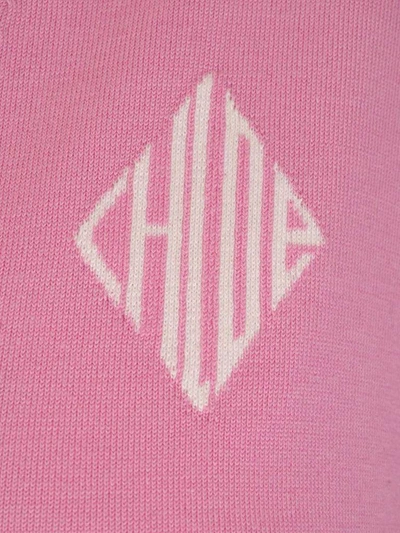 Shop Chloé V In Pink