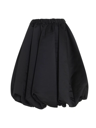 Shop Comme Des Garçons Balloon Skirt In Black