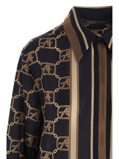 Shop Alberta Ferretti Allover Printed Shirt In Multi