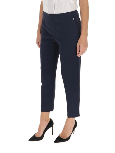 Shop Chloé Cropped Straight In Navy