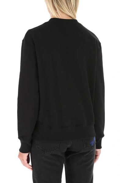 Shop Versace Gv Signature Medusa Sweatshirt In Black